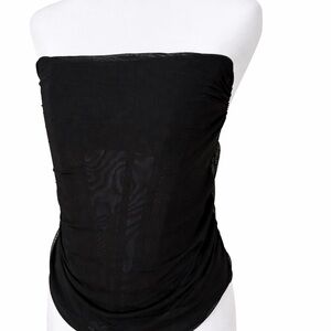 Elegant Black Strapless Intimate Corset
